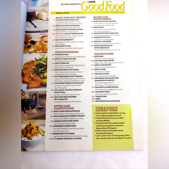 BBC Good Food Magazines Lot of 3 British Food April 1993 April 1998 May 1994 - Picture 13 of 14